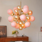 Pomelia Murano Glass Globe Sputnik Chandelier by Bling Lighting Studio