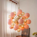 Pomelia Murano Glass Globe Sputnik Chandelier by Bling Lighting Studio