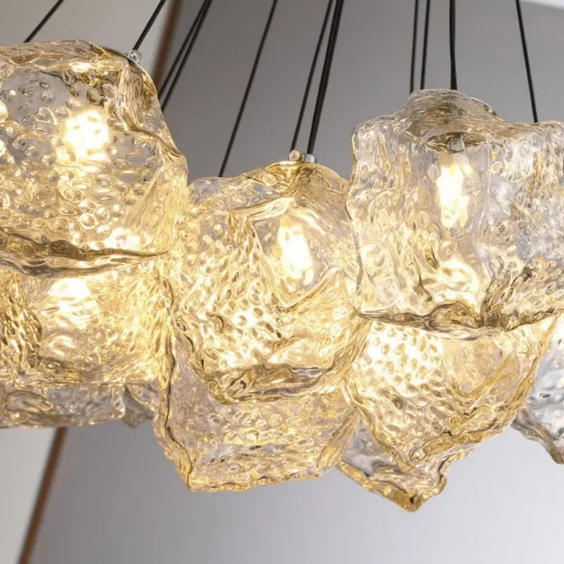 13 Light Post Modern Chrome Chandelier - Bling Lighting Studio