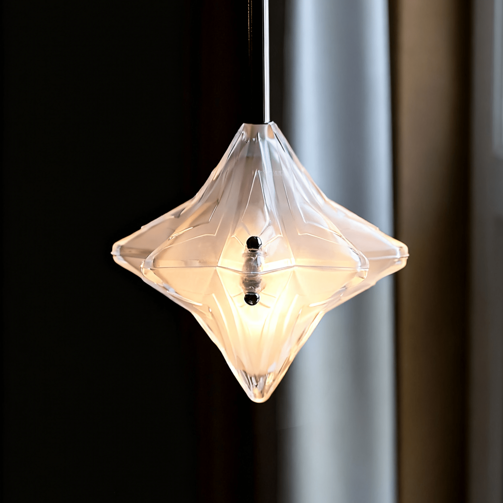 Prismatic Star Pendant Lamp by Bling Lighting Studio