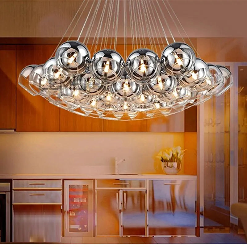 Quinn Bubble Chandelier Light - Bling Lighting Studio