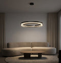 Qyra Contemporary Circular LED Chandelier - Bling Lighting Studio