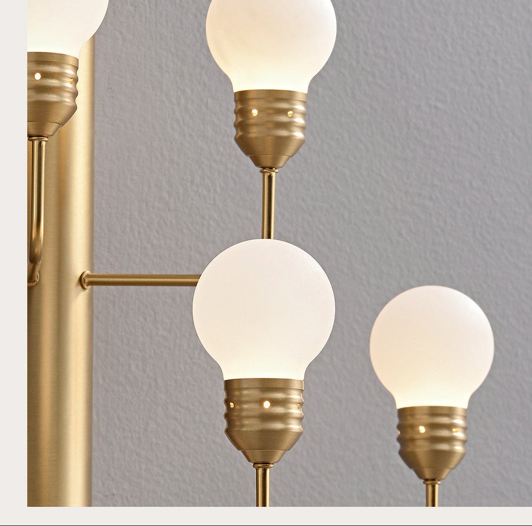 Raggiera Alabaster Globe Wall Sconce by Bling Lighting Studio