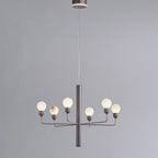 Raggiera Tiered Alabaster Globe Chandelier by Bling Lighting Studio
