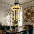 Rayonne Art Deco Chandelier by Bling Lighting Studio