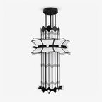 Rayonne Art Deco Chandelier by Bling Lighting Studio