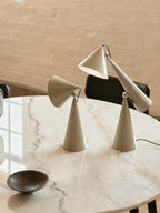 Rechargeable Cone Table Lamp by Bling Lighting Studio