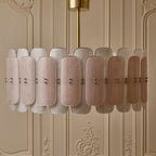 Rosalinne Murano Glass Petal Chandelier by Bling Lighting Studio