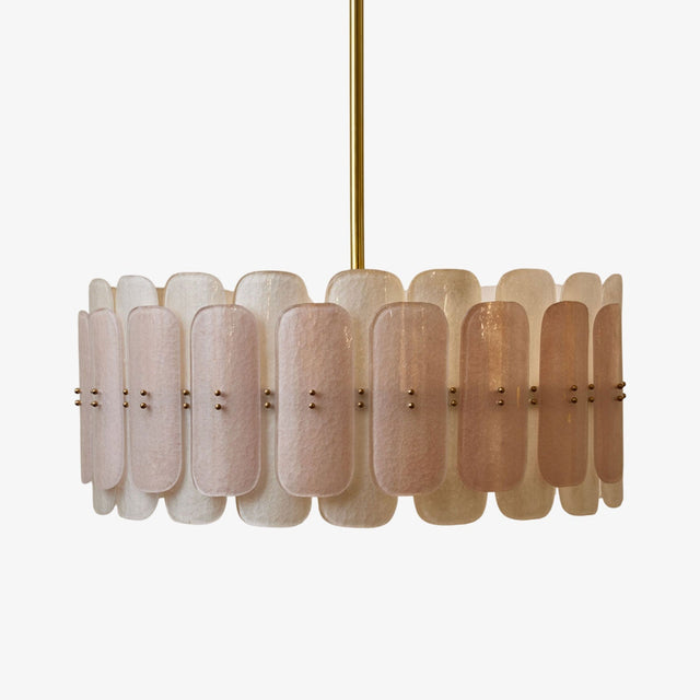 Rosalinne Murano Glass Petal Chandelier by Bling Lighting Studio