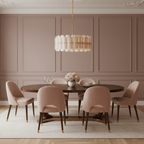 Rosalinne Murano Glass Petal Chandelier by Bling Lighting Studio