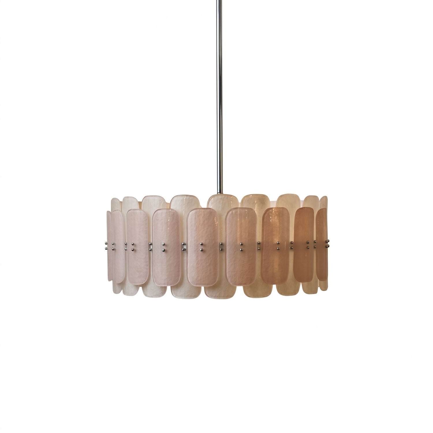 Rosalinne Murano Glass Petal Chandelier by Bling Lighting Studio