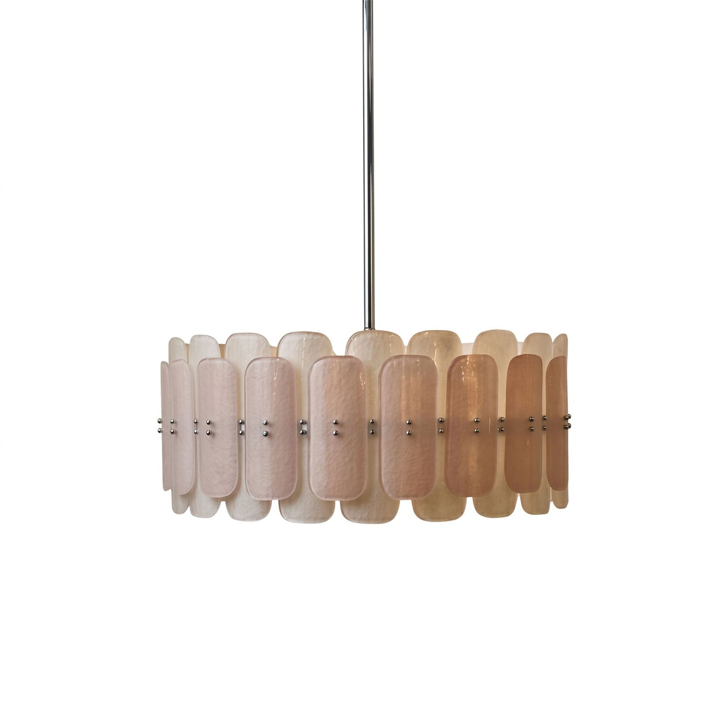Rosalinne Murano Glass Petal Chandelier by Bling Lighting Studio