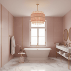 Rosalinne Murano Glass Petal Chandelier by Bling Lighting Studio