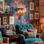 Roselle Ceramic Murano Fringe Wall Lamp by Bling Lighting Studio