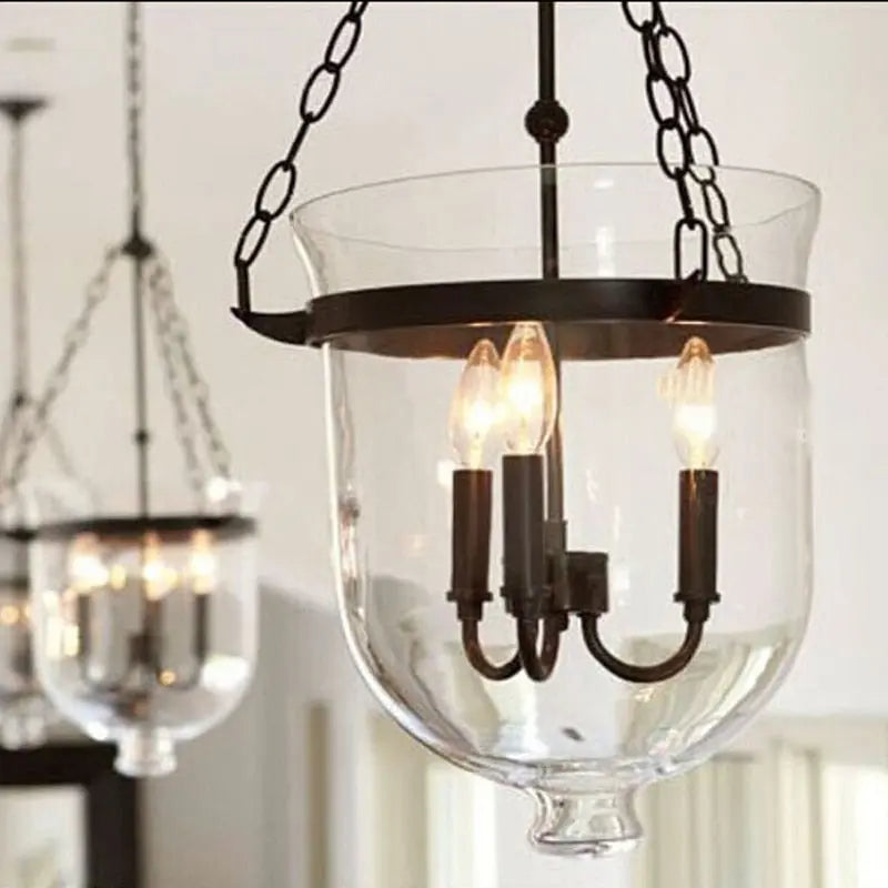 Rustic Bell Jar Pendant light - Bling Lighting Studio