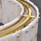 Oakley Layered Alabaster Chandelier - 39" product image