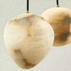 Sage Marble Chandelier for high ceiling staircase and foyer lighting