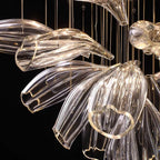 Sasha Modern Designer Crystal Flower Chandelier - Bling Lighting Studio