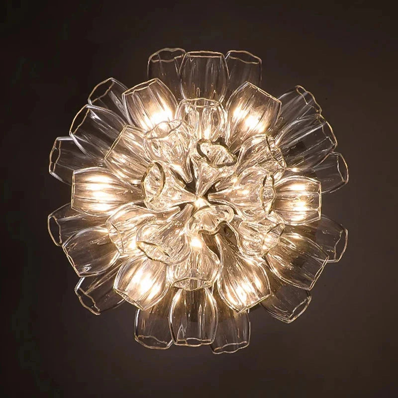 Sasha Modern Designer Crystal Flower Chandelier - Bling Lighting Studio
