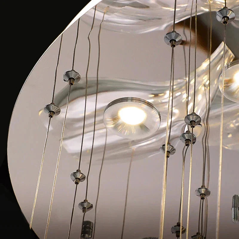 Sasha Modern Designer Crystal Flower Chandelier - Bling Lighting Studio