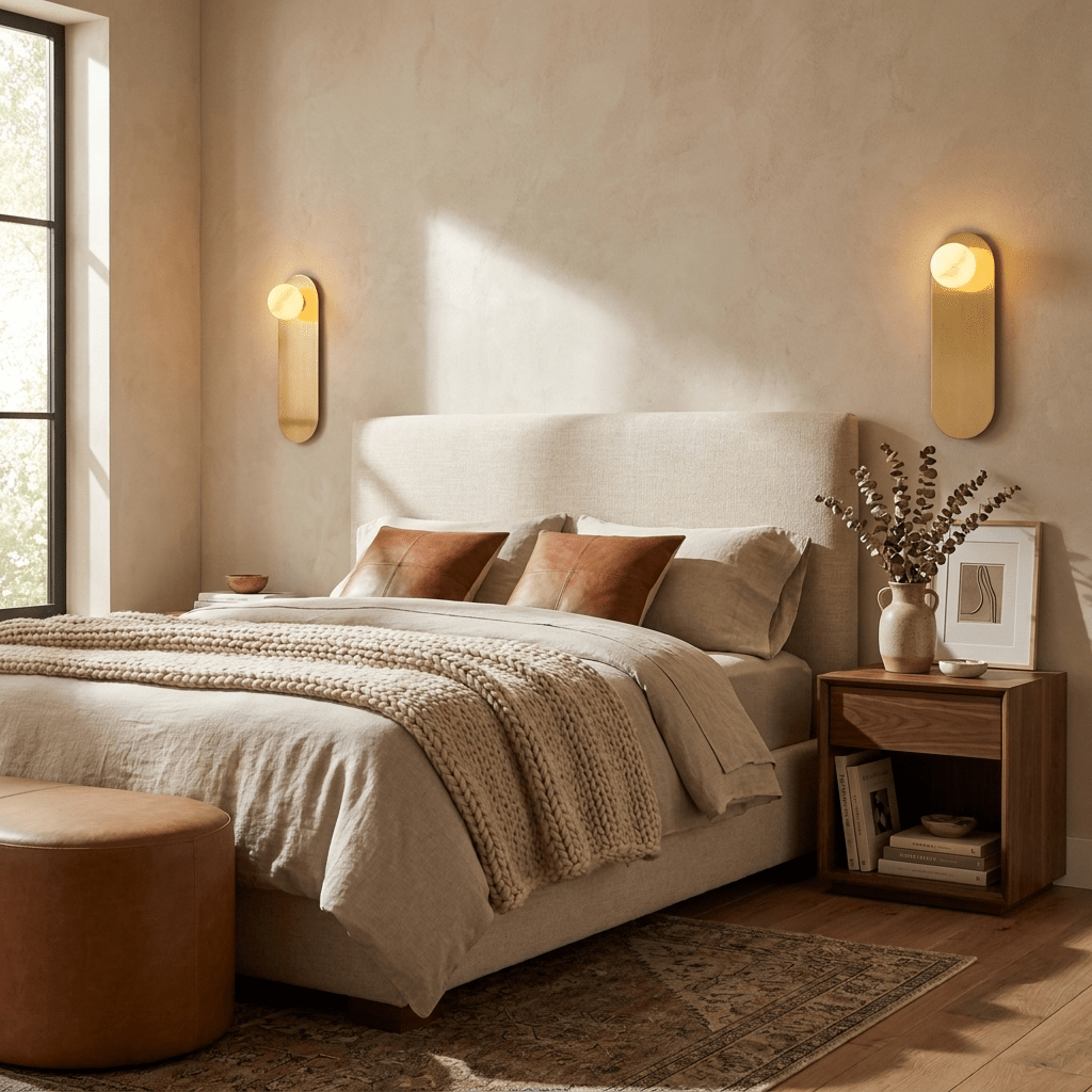 Sasso Spanish Alabaster Wall Sconce by Bling Lighting Studio