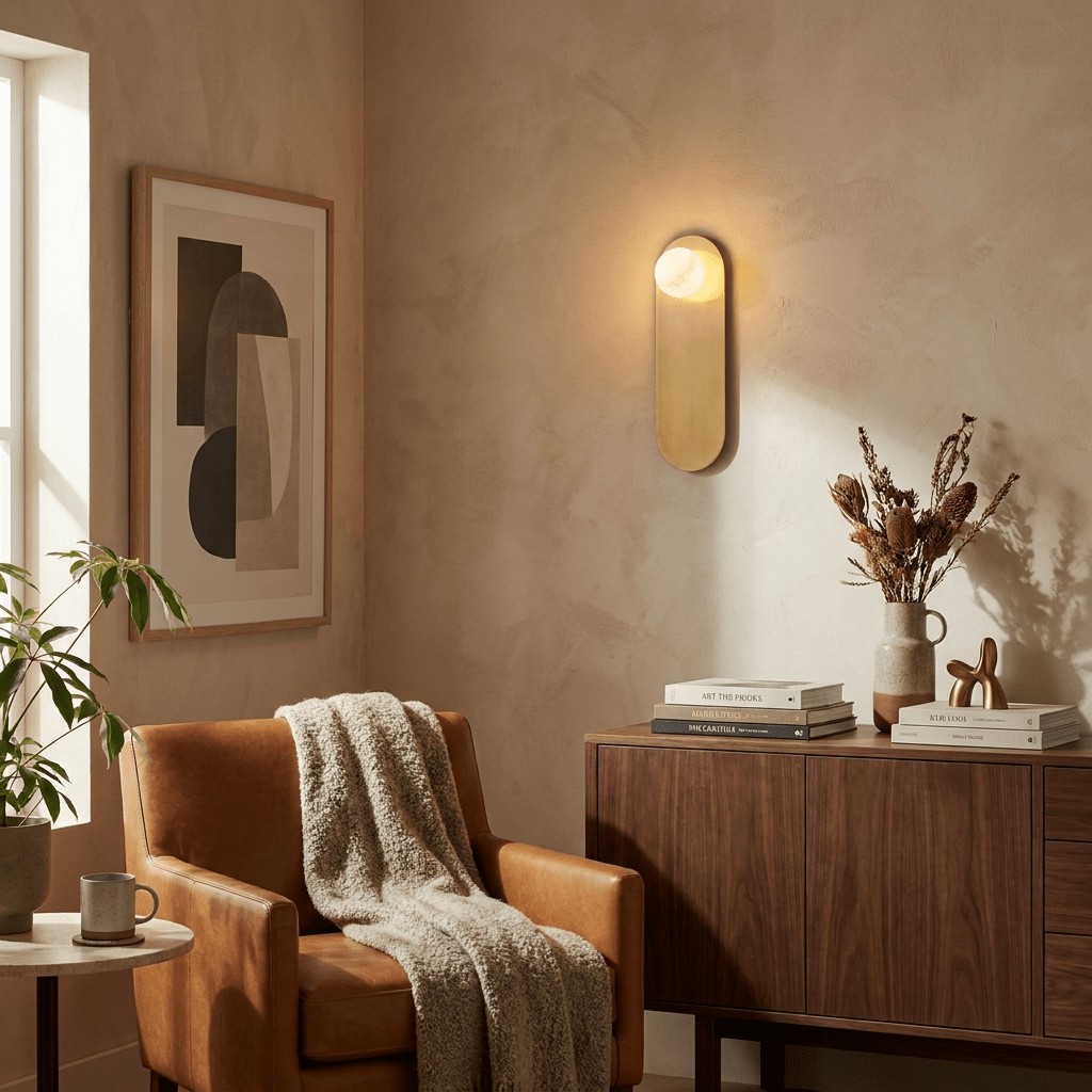 Sasso Spanish Alabaster Wall Sconce by Bling Lighting Studio