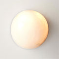 Semicircular Alabaster Wall Lamp by Bling Lighting Studio