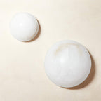 Semicircular Alabaster Wall Lamp by Bling Lighting Studio