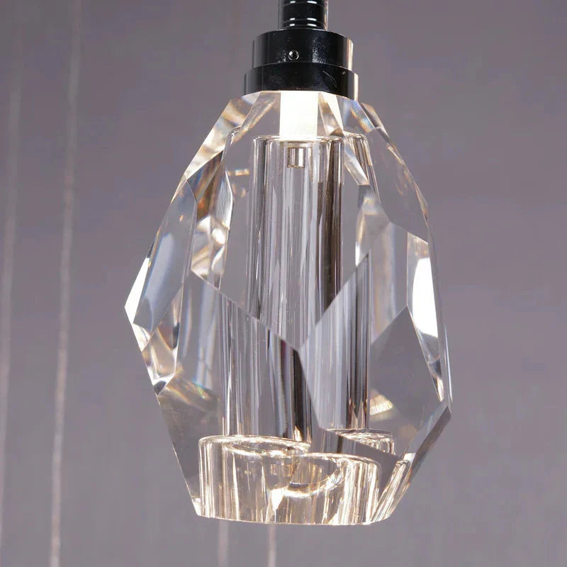Sensa Crystal Stairwell Lighting for high ceiling staircase and foyer lighting