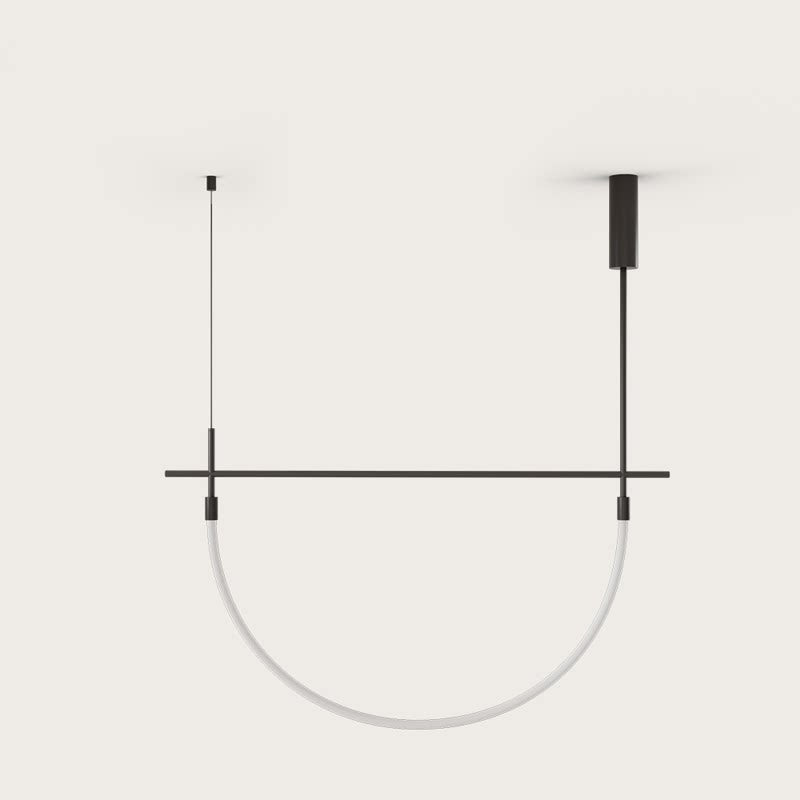 Serpentine Halo Chandelier by Bling Lighting Studio