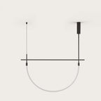 Serpentine Halo Chandelier by Bling Lighting Studio