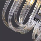 Sesi Mid Century Modern Glass Chandelier - Bling Lighting Studio