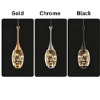 Setya Long Drop Crystal Chandelier for high ceiling staircase and foyer lighting