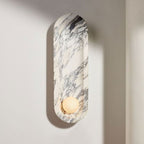 Silvaris Marble Wall Lamp by Bling Lighting Studio
