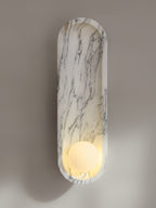 Silvaris Marble Wall Lamp by Bling Lighting Studio