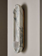 Silvaris Marble Wall Lamp by Bling Lighting Studio