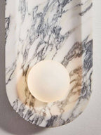 Silvaris Marble Wall Lamp by Bling Lighting Studio