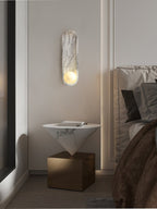 Silvaris Marble Wall Lamp by Bling Lighting Studio