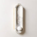 Silvaris Marble Wall Lamp by Bling Lighting Studio