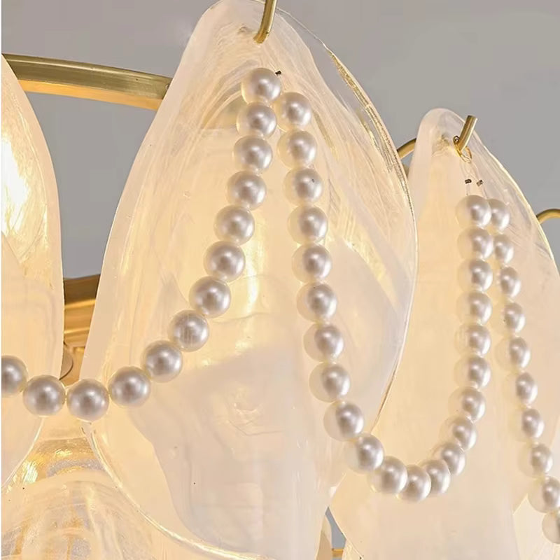 Sina 4 Tier Glass Pendant Chandelier - Bling Lighting Studio