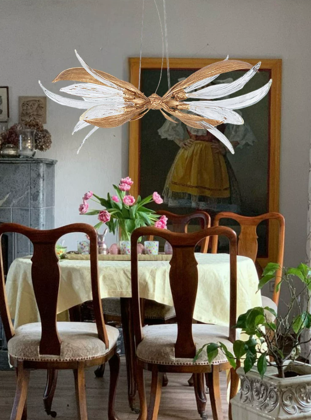 Dandelion Linear Glass Chandelier