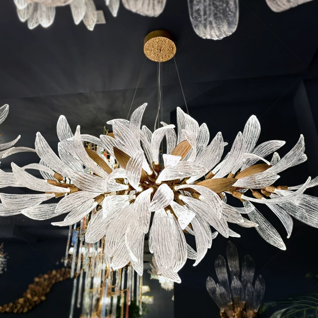 Dandelion Linear Glass Chandelier