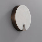 Solaris Halo Alabaster Wall Light by Bling Lighting Studio