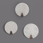 Solaris Halo Alabaster Wall Light by Bling Lighting Studio