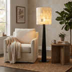 Solavera Alabaster Mosaic Floor Lamp by Bling Lighting Studio