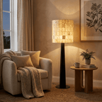 Solavera Alabaster Mosaic Floor Lamp by Bling Lighting Studio