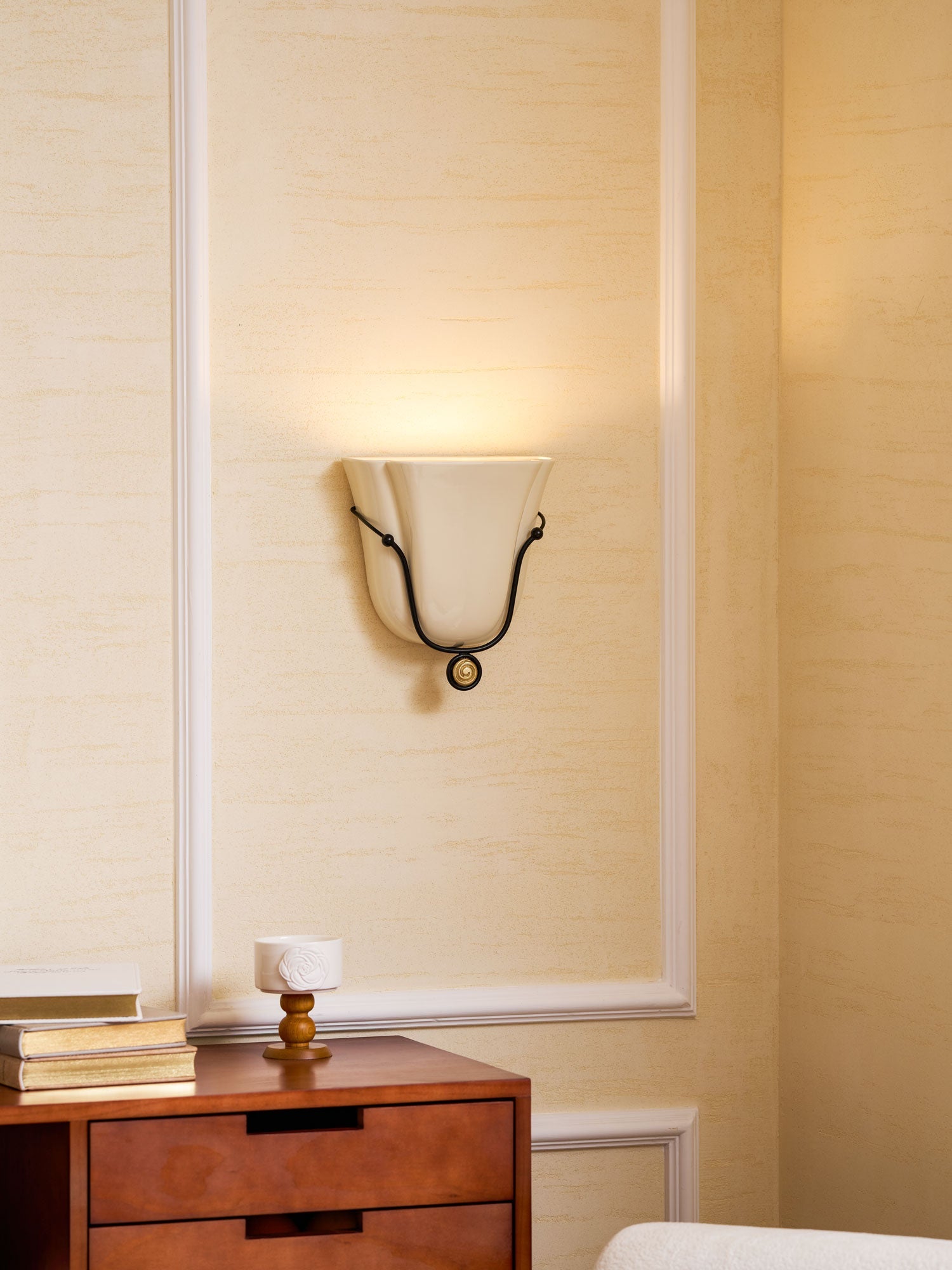 Solenne Shell Wall Sconce by Bling Lighting Studio