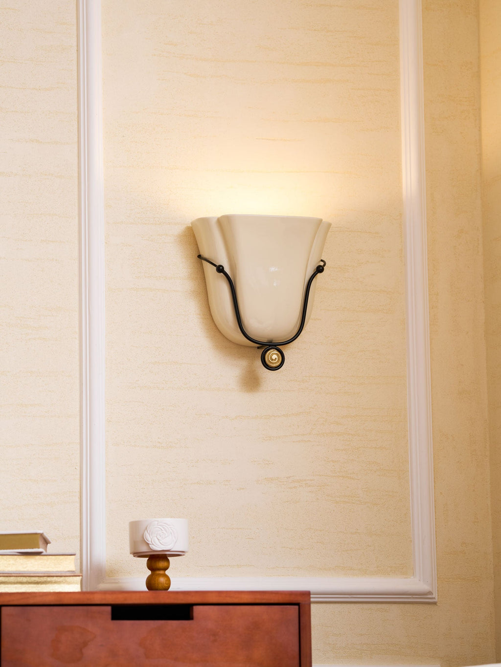 Solenne Shell Wall Sconce by Bling Lighting Studio