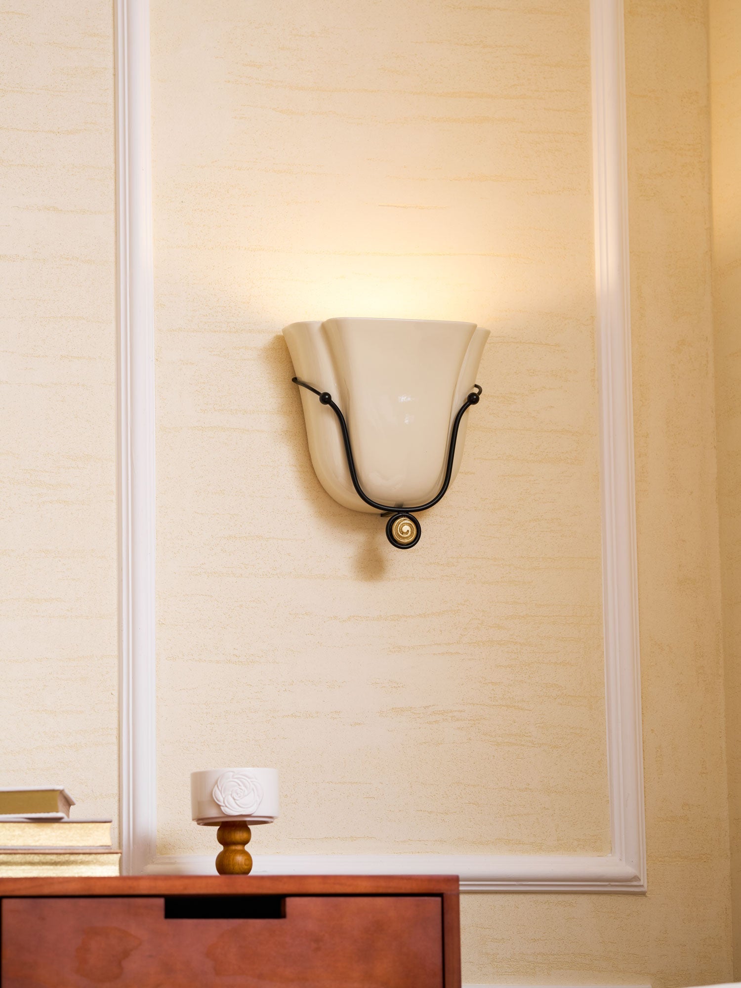 Solenne Shell Wall Sconce by Bling Lighting Studio
