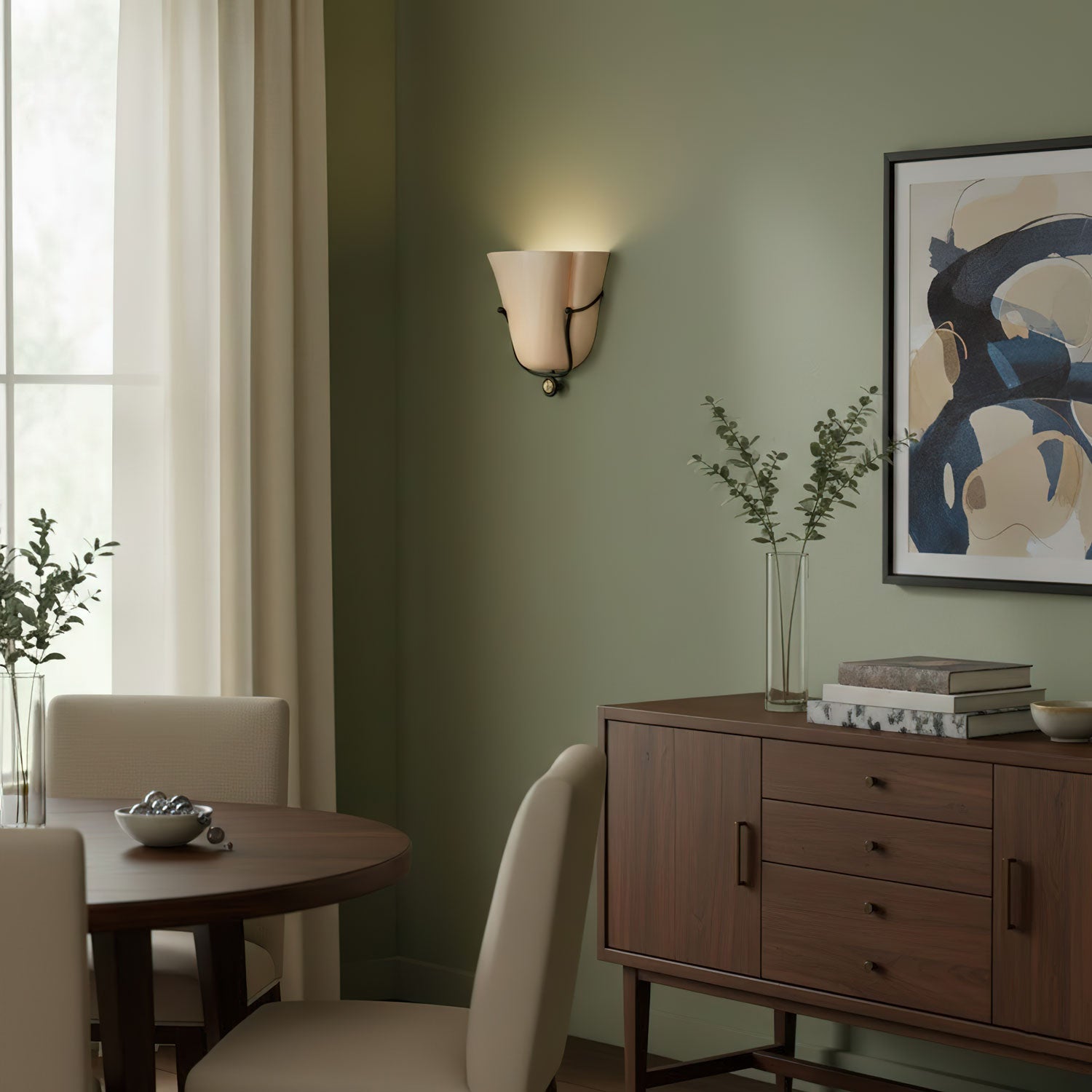 Solenne Shell Wall Sconce by Bling Lighting Studio